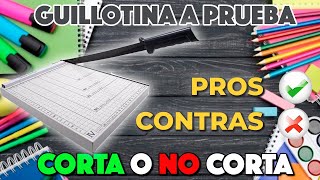 Guillotina de Metal de Amazon ¿es útil 🤔 Mi Opinión y Prueba de Corte 📄 [upl. by Kidder]