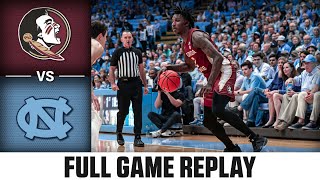 Florida State vs North Carolina Full Game Replay  202324 ACC Men’s Basketball [upl. by Maurise]