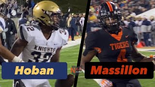 22’ FB Playoffs Archbishop Hoban vs Massillon Washington [upl. by Anitsua]