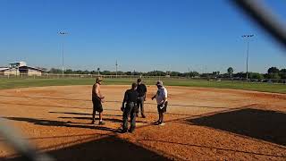 Mercenarias 12u vs FTGU 12u Cotulla tournament [upl. by Llyrat492]