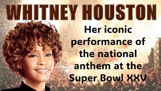 Whitney Houston  Her iconic performance of the national anthem [upl. by Barnie]