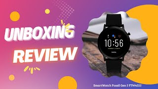 SmartWatch Fossil Gen 5 FTW4025  Unboxing [upl. by Enier]