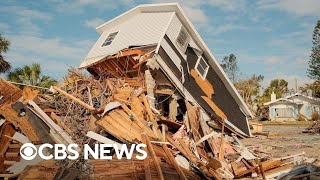 Hurricane Milton rescues continue images show large tornado wreckage [upl. by Brag]