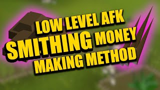 OSRS AFK Smithing Money making method 2023 [upl. by Odrahcir413]