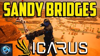 Icarus Sandy Bridges Extended Survey Mission Guide Beacon Setup and Quest Walkthrough [upl. by Kolnos]