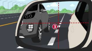 How to use side mirrors when changing lanes [upl. by Nwahser]