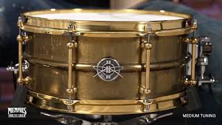 Dunnett Classic 14x65 Model 2N Triple Brass Snare Drum  Farm Patina 65142N3BFARM [upl. by Callum567]