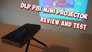 DLP P8i Mini Projector  Review and Test [upl. by Eiramlirpa132]