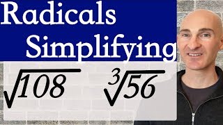 Radicals How to Simplify Square Roots amp Cube Roots [upl. by Atiragram]