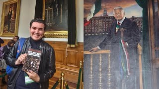 DEVELAN el RETRATO OFICIAL de AMLO en PALACIO NACIONAL en el PASILLO PRESIDENTES [upl. by Creath]