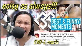 BTOB Reaction  Reserved amp Quiet Idols BTOB 10  Best amp Funny Moments Reuploaded by 현아바라기 [upl. by Rust932]