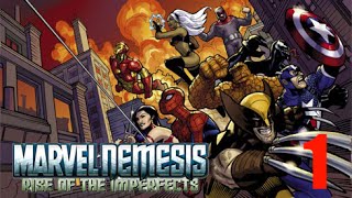 Marvel Nemesis Rise of The Imperfects playthrough pt1  The Invasion The Thing [upl. by Llerad]