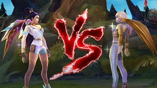 KDA ALL OUT 카이사 프레스티지 에디션 VS KDA 카이사 프레스티지 스킨 Prestige KDA ALL OUT KaiSa VS KDA KaiSa Prestige Skin [upl. by Ardnwahs274]