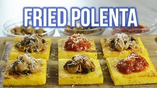 Fried Polenta Cakes [upl. by Jammal]