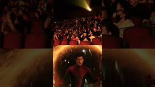 Best Spiderman No way Home theater Reaction  holidayswithshorts shortirl reaction spiderman [upl. by Krall]