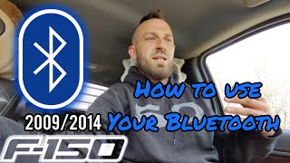 12th Generation F150 How to use your Bluetooth [upl. by Lucretia797]