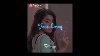 nee en usuru  whatsApp status  rashmika vijay devarkonda [upl. by Azeel]