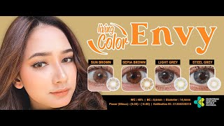 Living Color Envy Softlens  byIRISLAB [upl. by Ellak]