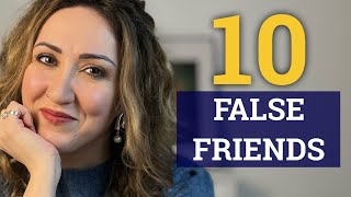 10 False Friends Parole Inglesi Che Non Sono Quello Che Sembrano  Miriam Romeo English Coach [upl. by Yknip]