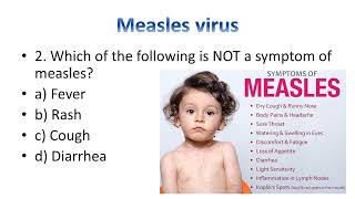 measles Mcqs virology microbiology safamed lecture [upl. by Aimaj184]