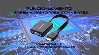 HDMI to VGA Converter  UGreen [upl. by Zetneuq]