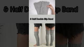 How to Crochet Leg Warmers In 5 Easy Steps crochet knitpattern crochetprojects [upl. by Truitt]