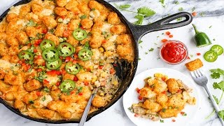 Tater Tot Casserole Recipe  How to Make Tater Tot Casserole Recipe  Homemade Tater Tot Casserole [upl. by Laeynad206]