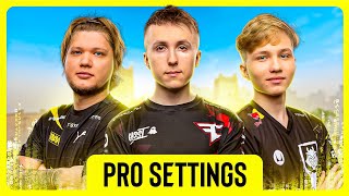 The BEST CS2 Settings with S1mple m0nesy and ropz [upl. by Huei]