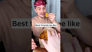 How to enjoy WAFFLE FRIES with bbq SAUCE and your best friend properly😎❤️🍟 CHEFKOUDY [upl. by Adnerak]