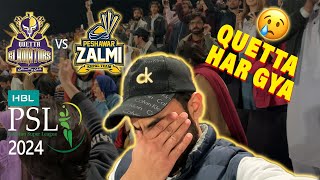 QUETTA GLADIATORS VS PESHAWAR ZALMI QUETTA HAR GAYAHBL PSL 9PINDI STADIUMPSL MATCH VLOG [upl. by Siouxie]