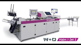 WD introduces new model Halm ijet 2  the worlds fastest envelope overprint press [upl. by Yeltrab506]