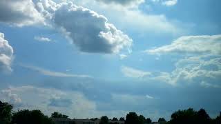 Churning cumulus clouds August 3 2024 [upl. by Letitia435]