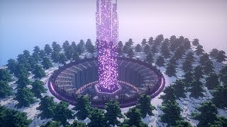 SciFi End Portal Minecraft Timelapse [upl. by Noirad575]