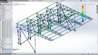 SolidWorks Steel structures [upl. by Alegnasor]