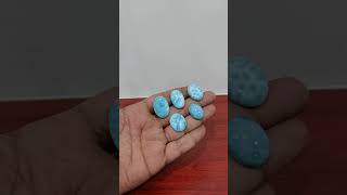 Larimar stone حجر لاريمار البحري النادر بلونه الجذاب 00966502598769 [upl. by Oona]