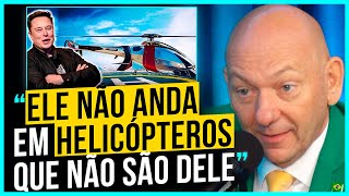 ELON MUSK só anda em HELICÓPTERO PRÓPRIO [upl. by Tisman]