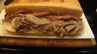 pork roll philly cheese steak [upl. by Puttergill416]