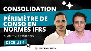 DSCG UE 4  CONSOLIDATION – Périmètre de consolidation en normes IFRS [upl. by Areid]