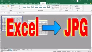 How to Convert Excel to JPG HighResolution Image XLSX to JPEG Photo converter HD Free [upl. by Malchus]