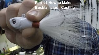 How To Make Your Own Bucktail Jigs Start to Finish Part 1 of 3  Pouring [upl. by Aemat]