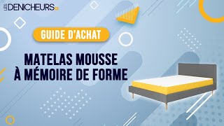 👓 MEILLEUR MATELAS MOUSSE À MÉMOIRE DE FORME 2023  Comparatif amp Guide dachat [upl. by Ginzburg281]