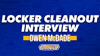 Owen McDade – Locker Cleanout Interview 20232024 [upl. by Zealand]