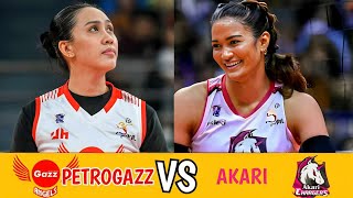 PETROGAZZ vs AKARI  2023 PVL ALL FILIPINO LIVE SCORES [upl. by Coulter]