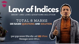 Law of Indices Class 10 Mathematics Solution in Nepali  Class 10 Maths Chapter 10  Gurubaa [upl. by Aronow]