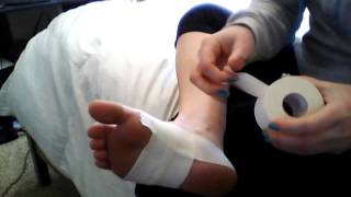 Taping techniques for plantar fasciitis [upl. by Leveroni]