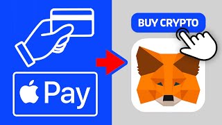 How to BUY Crypto on METAMASK wallet with Bank Card or Apple Pay [upl. by Anirbes527]