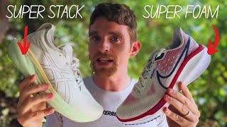 Asics Nimbus 25 vs Nike Vomero 17 Super Stack vs Super Foam [upl. by Lenej]