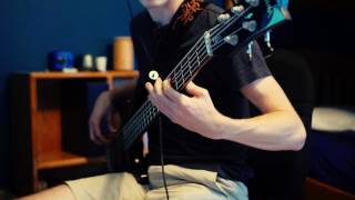 Sacrificed Sons Bass Cover Excerpt by Dream Theater [upl. by Einitsed]