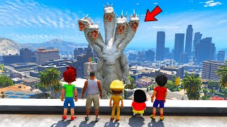 Dragon Monster Kidnapped Kicko Little Singham shinchan In Gta 5  Gta 5 Gameplay [upl. by Eiramanit]