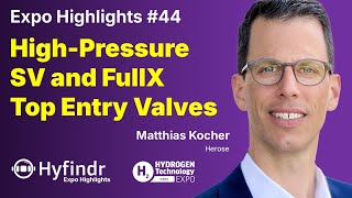 Hyfindr Expo Highlights  HighPressure Safety Valves and FullX Top Entry Valves  Herose [upl. by Bianchi475]